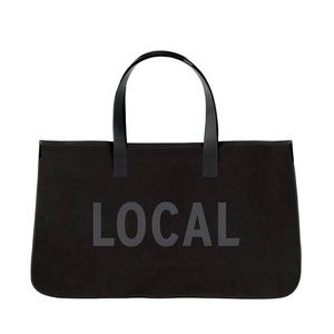 NWT Santa Barbara Design Studio Black Canvas Tote